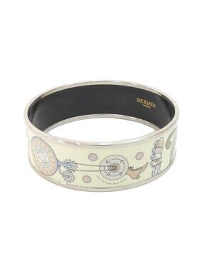 Hermes Bangle Bracelet Silver